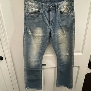 Buffalo David Bitton Light Blue Relaxed Jeans